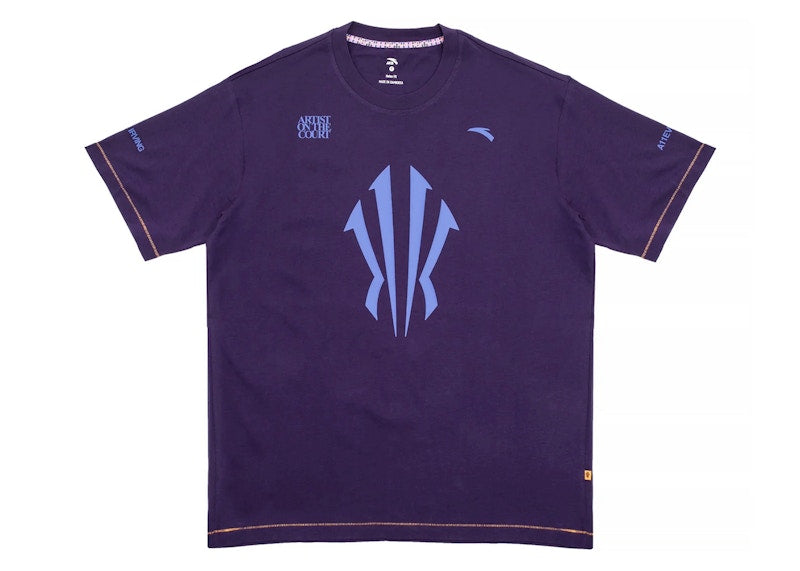 Anta x Kyrie Irving Logo Basketball Tee Purple