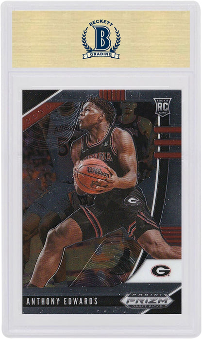 Anthony Edwards 2020-21 Panini Prizm Draft Picks Basketball Rookie #1 (PSA or BGS Graded)