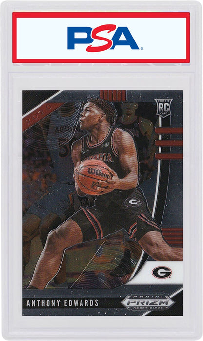 Anthony Edwards 2020-21 Panini Prizm Draft Picks Basketball Rookie #1 (PSA or BGS Graded)