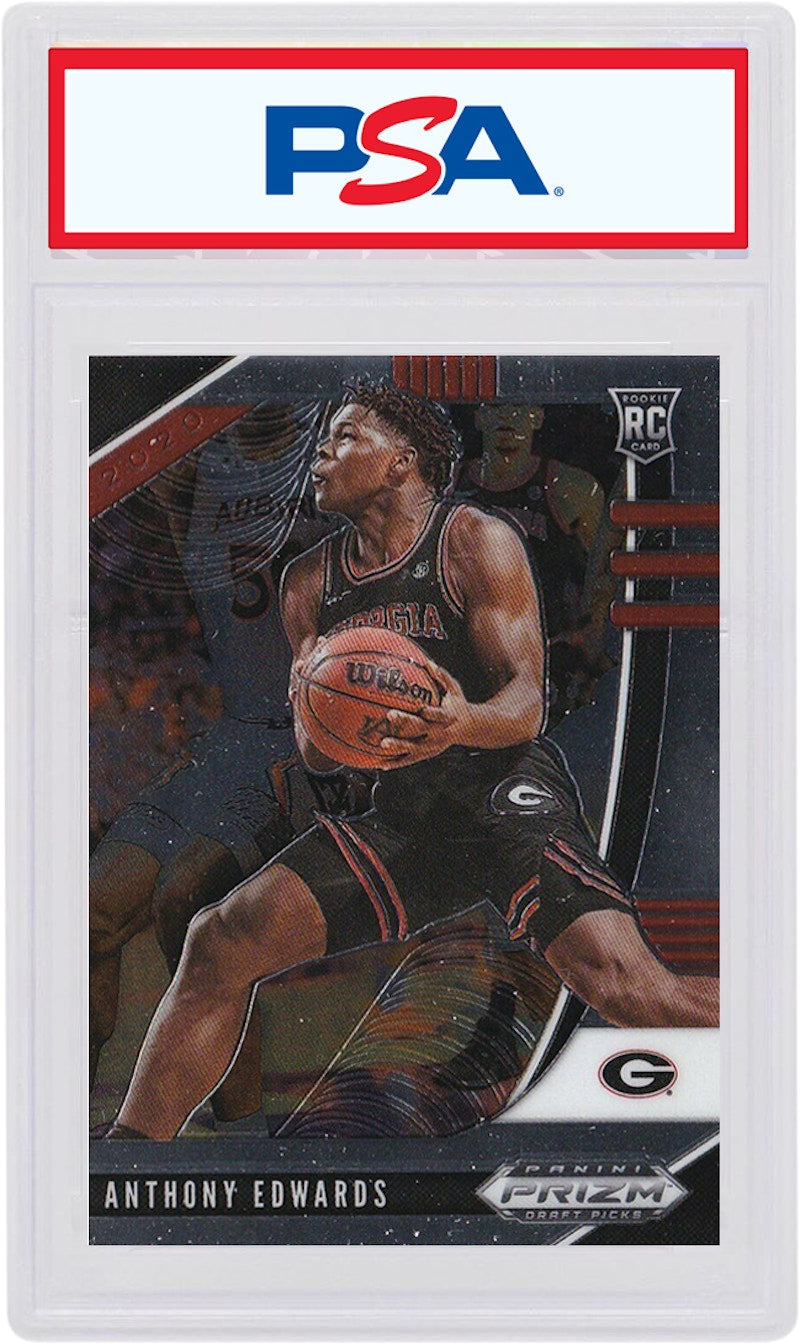 Anthony Edwards 2020-21 Panini Prizm Draft Picks Basketball Rookie #1 (PSA or BGS Graded)