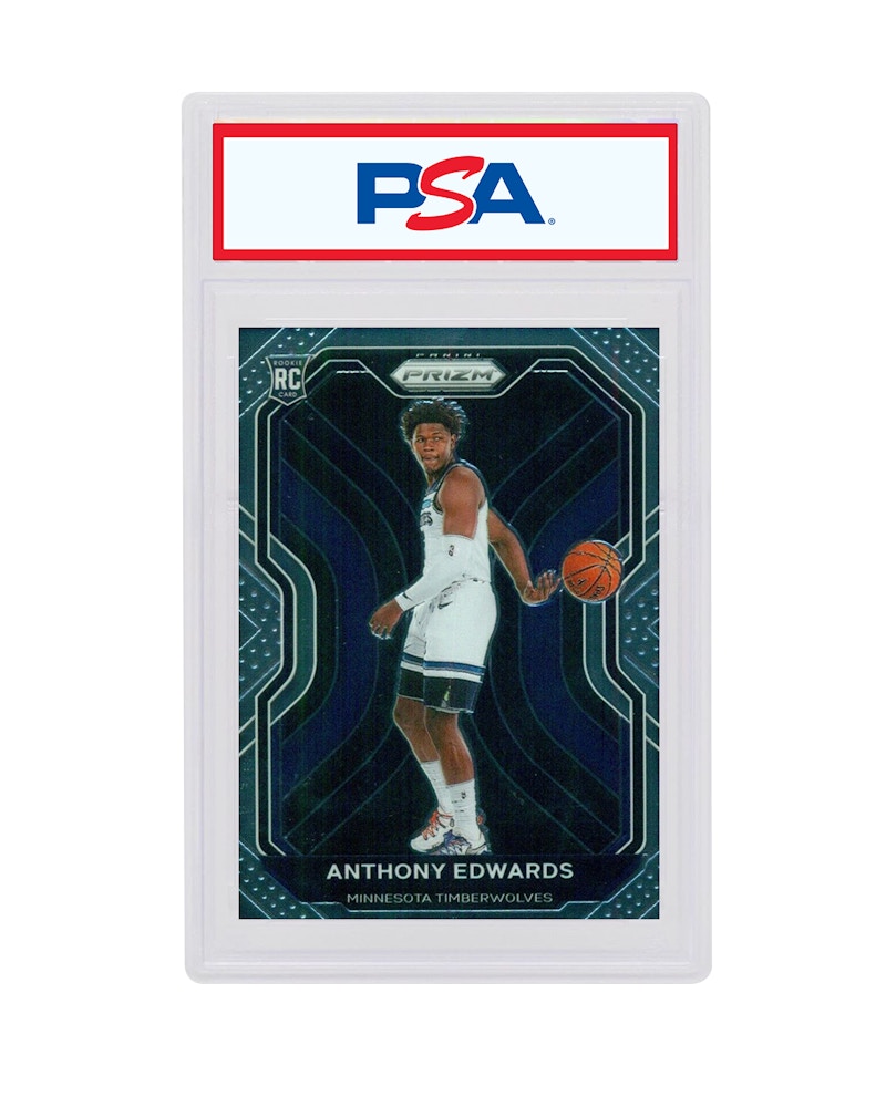 Anthony Edwards 2020 Panini Prizm Rookie #258 (PSA or BGS Graded)