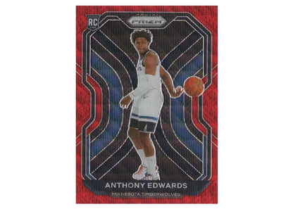 Anthony Edwards 2020 Panini Prizm Rookie Ruby Wave #258 (Ungraded)