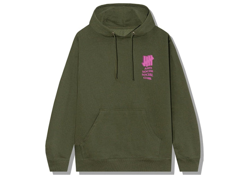 Anti Social Social Club 1st And La Brea Hoodie Army Heather