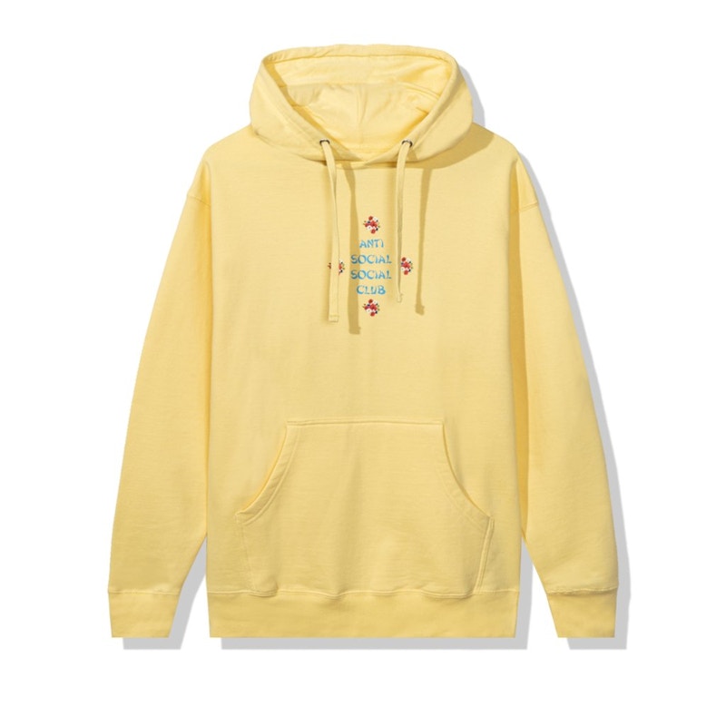 Anti Social Social Club 2 Much of Heaven Hoodie Yellow