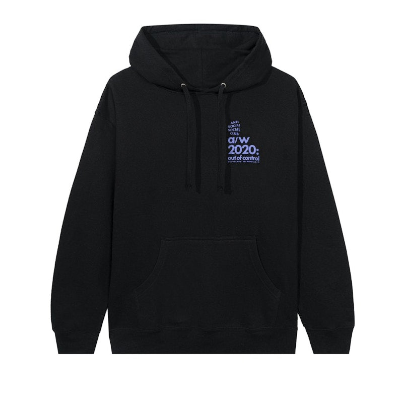 Anti Social Social Club 2020 Hoodie Black