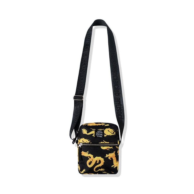 Anti Social Social Club 24k Side Bag Black
