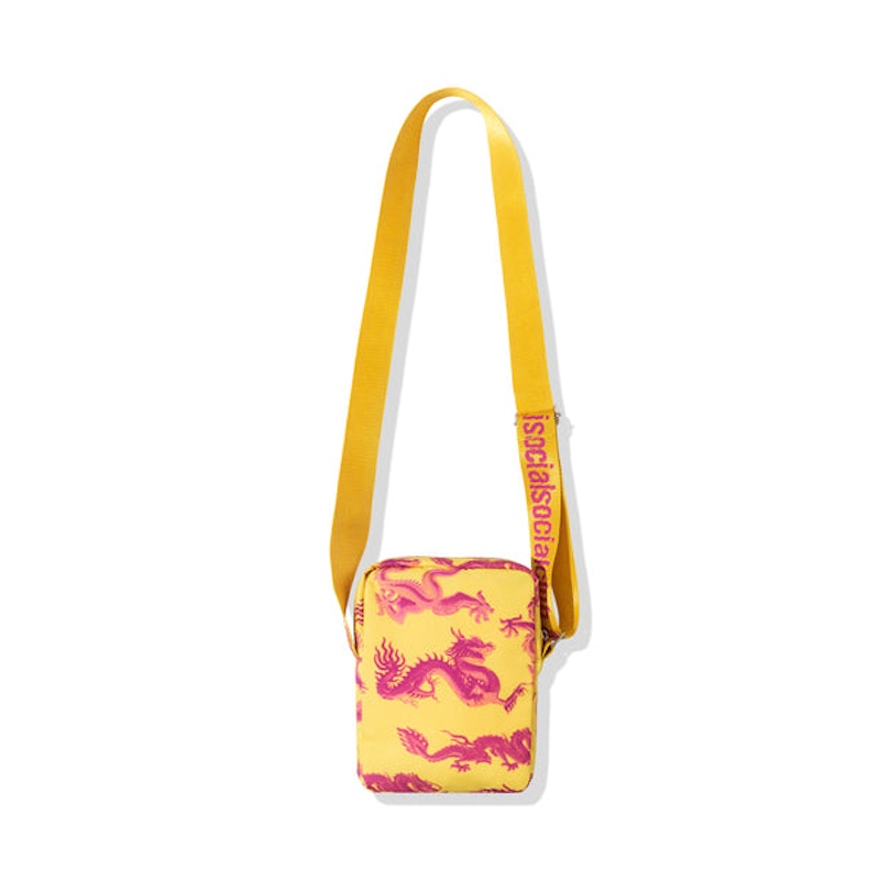 Anti Social Social Club 24k Side Bag Yellow