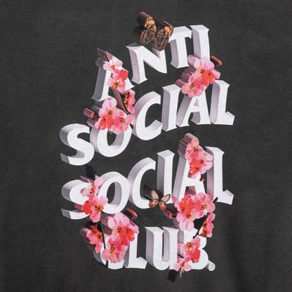 Anti Social Social Club 3.0 Pigment Dye Crewneck Black