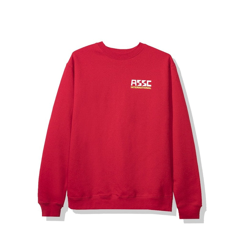 Anti Social Social Club 300ZX Crewneck (FW19) Red