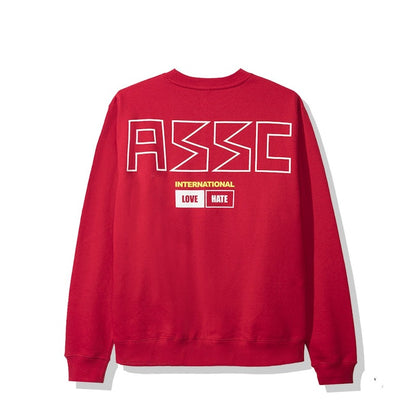 Anti Social Social Club 300ZX Crewneck (FW19) Red