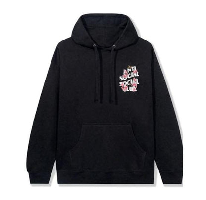 Anti Social Social Club 4k Kkoch Hoodie Black