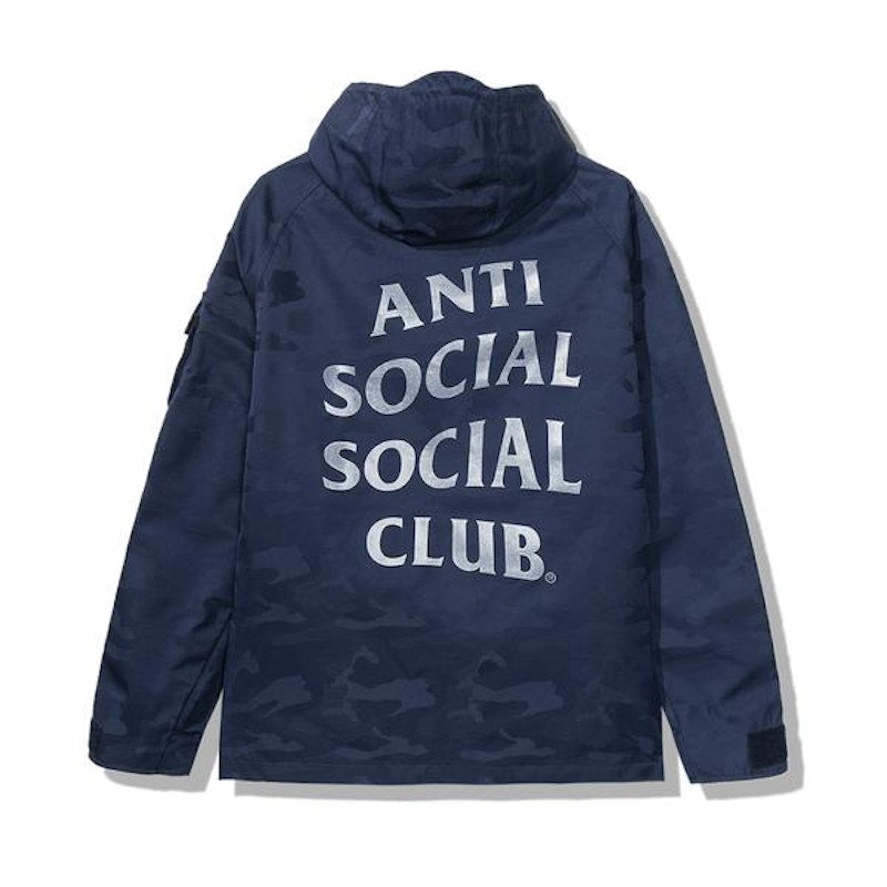 Anti Social Social Club 5th Dimension Alpha Jacket Blue Camo