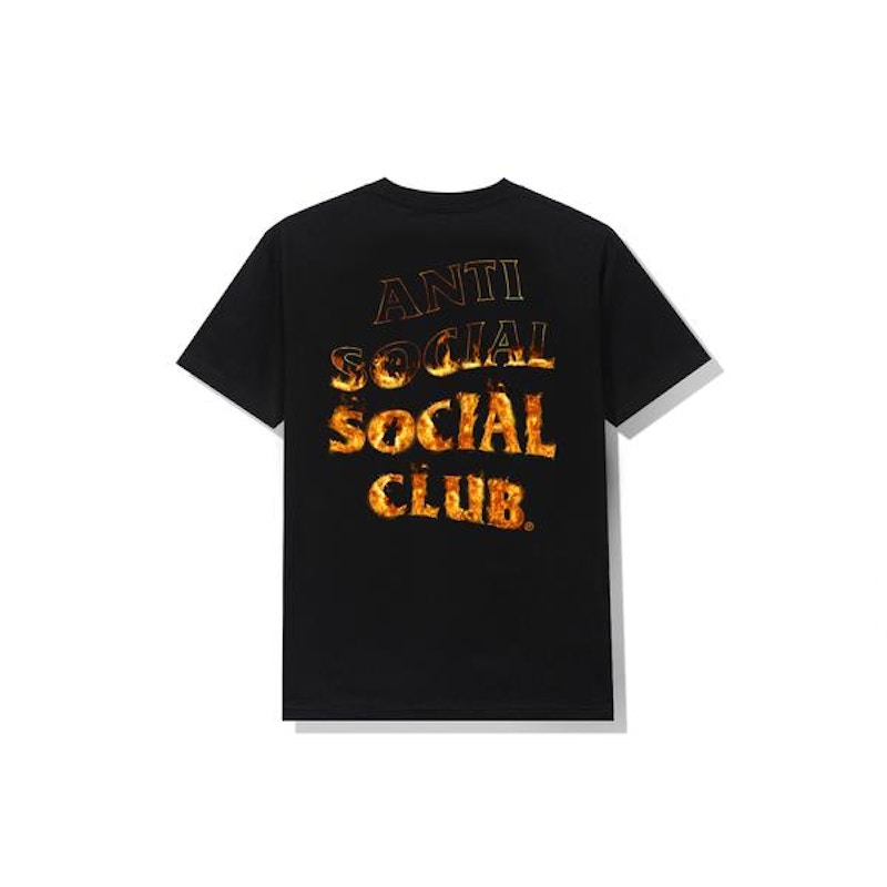 Anti Social Social Club A Fire Inside Tee Black