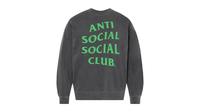 Anti Social Social Club Alien Crewneck Pigment Black