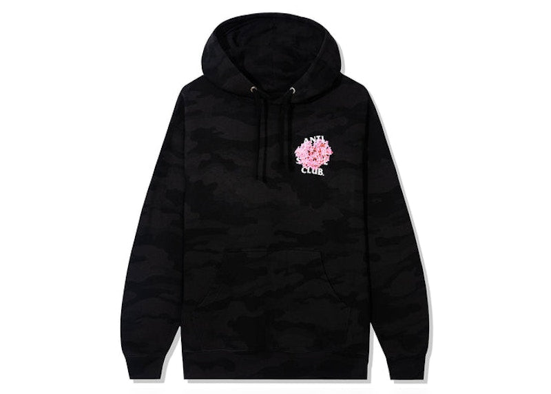 Anti Social Social Club All Rise Hoodie Black Camo