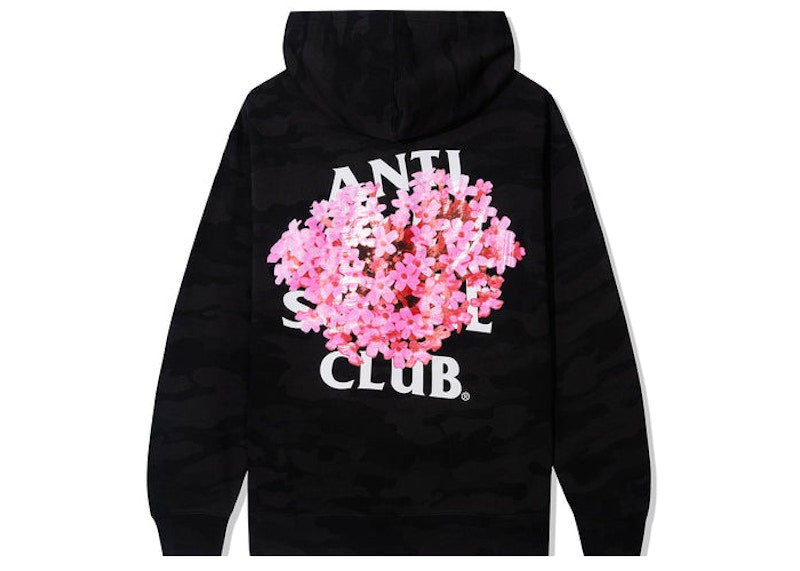Anti Social Social Club All Rise Hoodie Black Camo