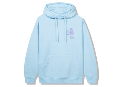 Anti Social Social Club All Talk On A Blog Hoodie Blue