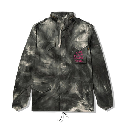 Anti Social Social Club Alpha Industries x ASSC M-65 Jacket Tie Dye Black