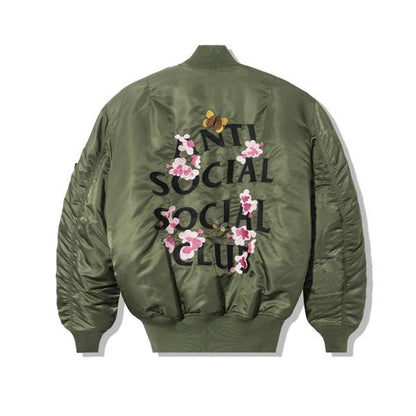 Anti Social Social Club Alpha Industries x ASSC MA-1 Jacket Sage