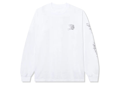 Anti Social Social Club Alpine Stars Helmet L/S Tee White