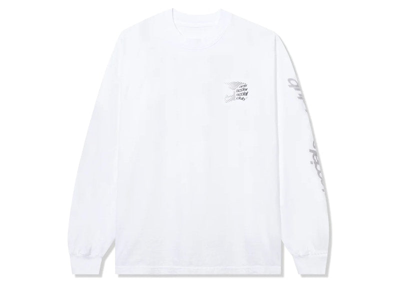 Anti Social Social Club Alpine Stars Helmet L/S Tee White