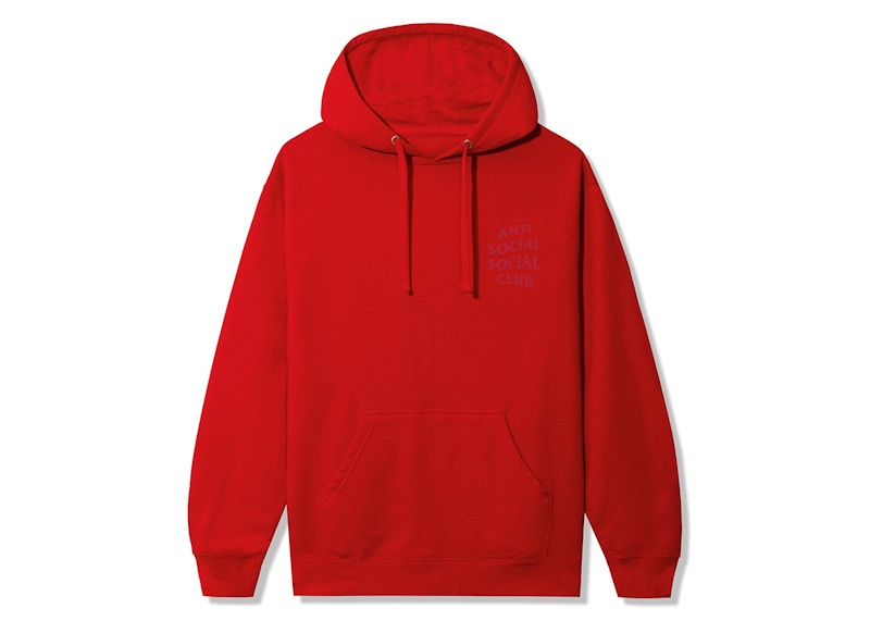 Anti Social Social Club Analogous Hoodie Red