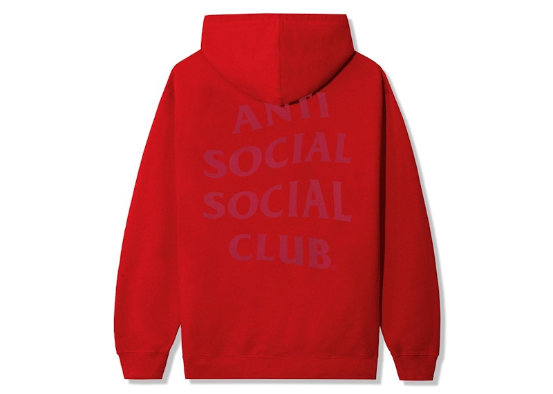 Anti Social Social Club Analogous Hoodie Red