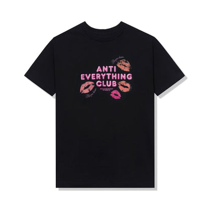 Anti Social Social Club Anti Everything Club <3 T-shirt Black