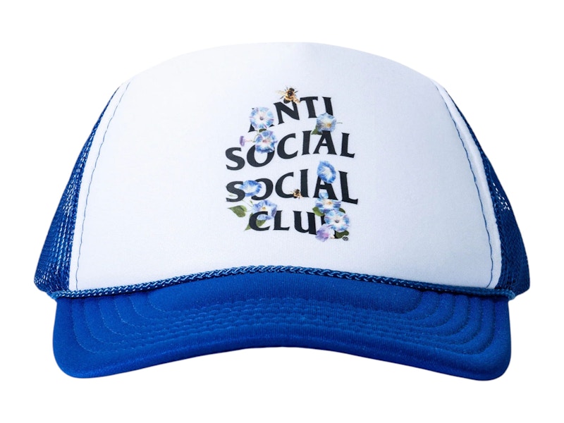 Anti Social Social Club Apis Mellifera Cap White/Blue
