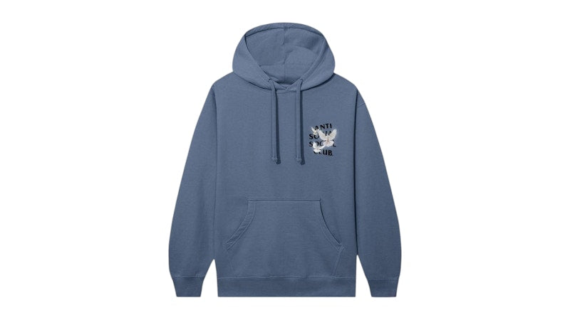 Anti Social Social Club Appreciate Life Hoodie Storm Blue