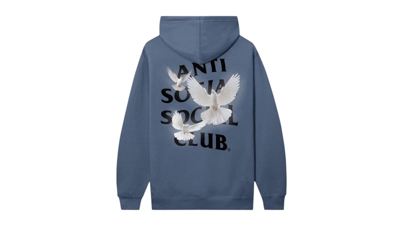 Anti Social Social Club Appreciate Life Hoodie Storm Blue