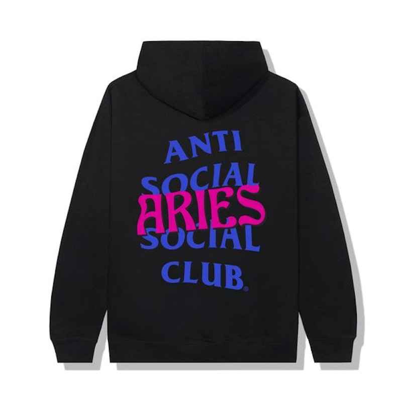 Anti Social Social Club Aries Hoodie Black