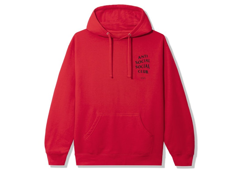Anti Social Social Club Asia Hoodie Red