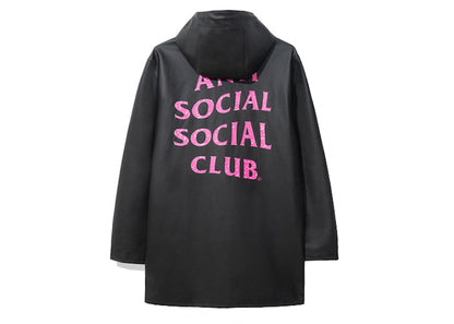 Anti Social Social Club Assc X Stutterheim Raincoat Black