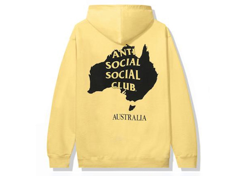 Anti Social Social Club Australia Hoodie Yellow
