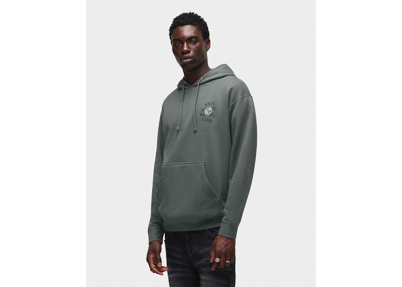 Anti Social Social Club Bat Emoji Hoodie Charcoal