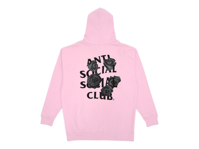 Anti Social Social Club Bat Emoji Hoodie Pink