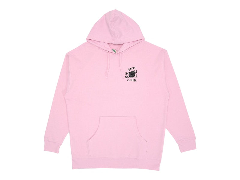 Anti Social Social Club Bat Emoji Hoodie Pink