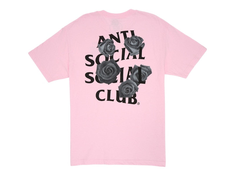 Anti Social Social Club Bat Emoji Tee Pink