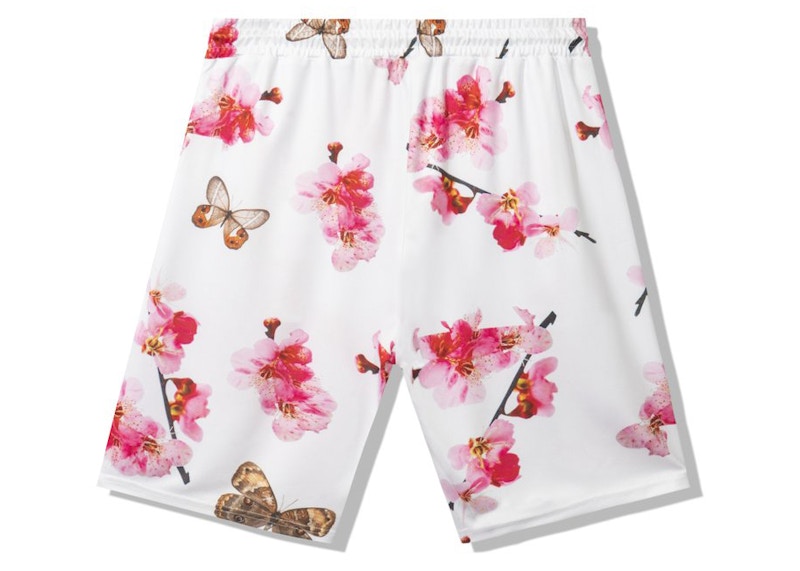 Anti Social Social Club Be My Butterfly Mesh Shorts White