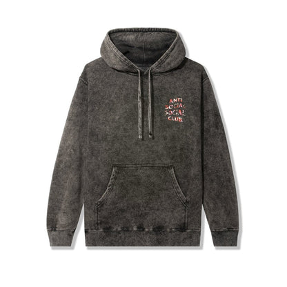 Anti Social Social Club Bed Hoodie Black Wash