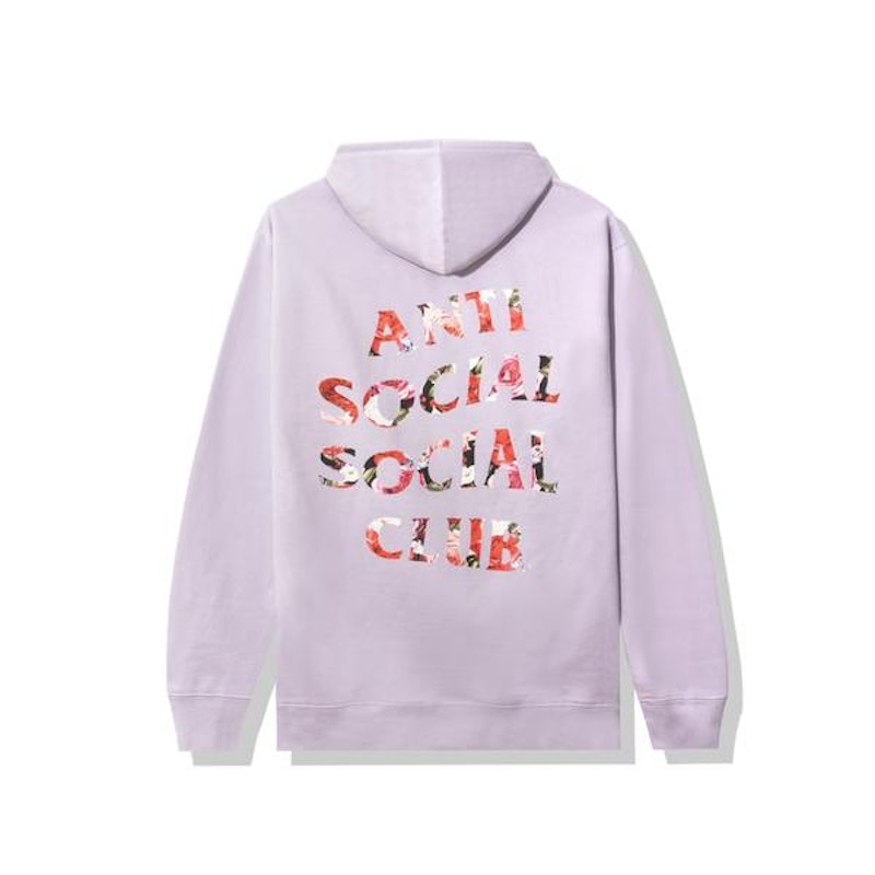 Anti Social Social Club Bed Hoodie Lavender