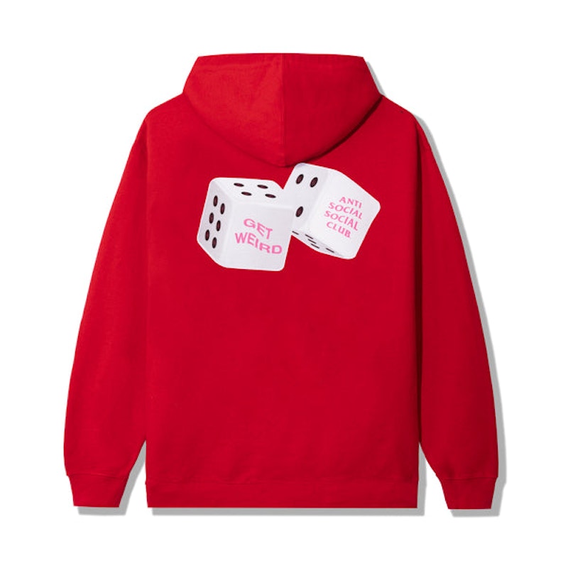 Anti Social Social Club Best Of Luck Hoodie Red