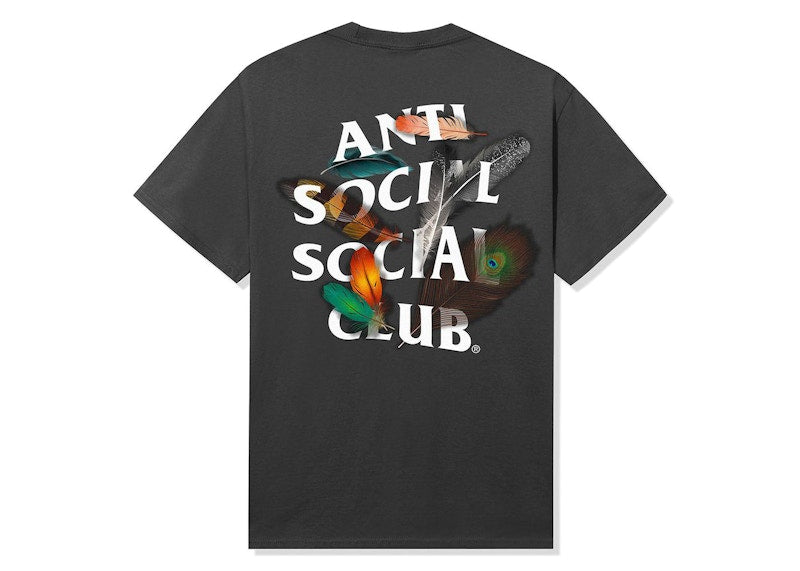 Anti Social Social Club Birdbath Tee Grey