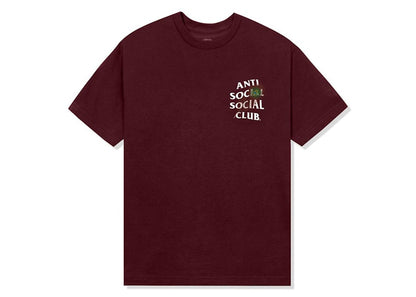 Anti Social Social Club Birdbath Tee Maroon