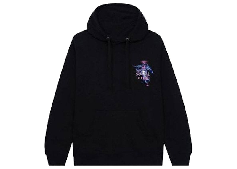 Anti Social Social Club Bolt From The Blue Hoodie Black