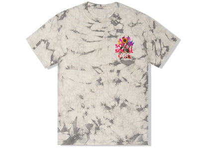 Anti Social Social Club Bouquet For The Old Days T-shirt Black Tie Dye