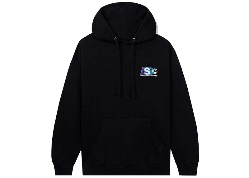 Anti Social Social Club Build Up Hoodie Black