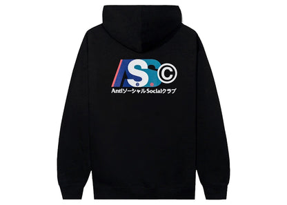 Anti Social Social Club Build Up Hoodie Black