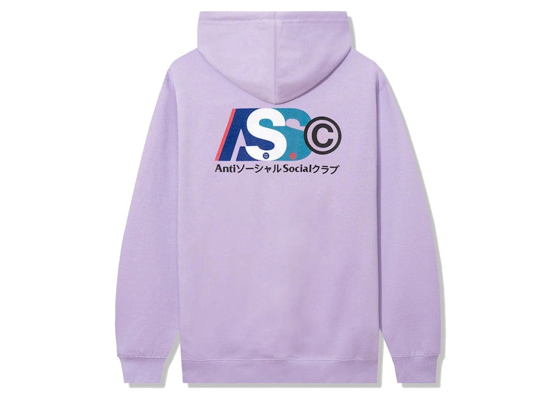 Anti Social Social Club Build Up Hoodie Lavender